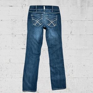 Ariat R.E.A.L. Denim Stretch Mid Rise Boot Cut Jeans Size 29R